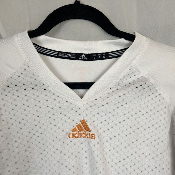 vintage Adidas white blank tennessee volunteers mesh jersey large - Picture 4 of 9